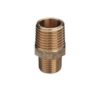 Viega brystnippel 3/4" x  3/8" rødgods - 1