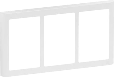LK FUGA antibakteriel SOFT designramme 3x1,5 modul hvid - 1