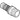 Geberit Mepla overgang med udvendigt gevind d=16 mm R=3/8" - 2
