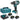 Makita 18V Bore-/Skruemaskine DDF484RT3J 3x5,0Ah kulfri - 1