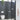 Dansani B81-03 foldedør 200 x 77-79 cm sort/klart glas - 2