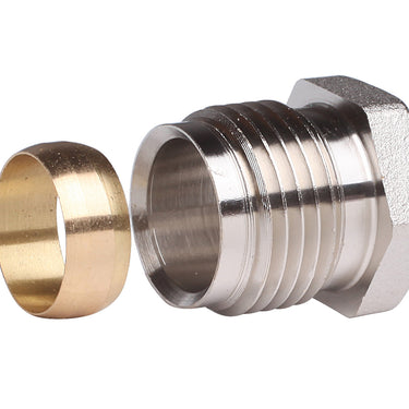 Danfoss klemringsfitting 1/2X15 kobber/stål - 1