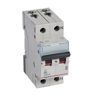 TX³ MCB automatsikring B6 1pol+nul 2M 6000/6KA - 1