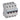 TX³ MCB automatsikring B16 4pol 4M 6000/6KA - 1