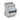 TX³ MCB automatsikring C8 3pol 3M 6000/6KA - 1
