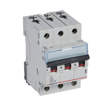 TX³ MCB automatsikring C8 3pol 3M 6000/6KA - 1