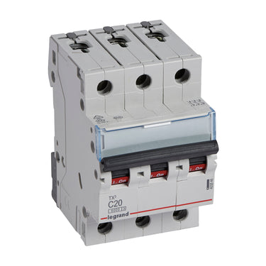 TX³ MCB automatsikring C20 3pol 3M 6000/6KA - 1
