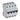 TX³ MCB automatsikring C0,3 4pol 4M 6000/6KA - 1