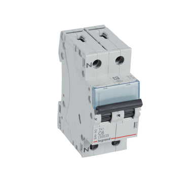 TX³ MCB automatsikring C6 1pol+nul 2M 6000/6KA - 1