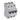 TX³ MCB automatsikring C50 3pol 3M 6000/6KA - 1