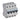 TX³ MCB automatsikring C10 4pol 4M 6000/6KA - 1