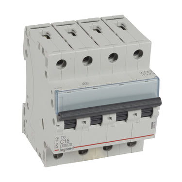 TX³ MCB automatsikring C16 4pol 4M 6000/6KA - 1