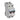 TX³ MCB automatsikring B50 1pol+nul 2M 10000/10KA - 1