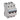 TX³ MCB automatsikring B2 3pol 3M 10000/10KA - 1