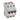 TX³ MCB automatsikring B6 3pol 3M 10000/10KA - 1