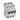 TX³ MCB automatsikring B13 3pol 3M 10000/10KA - 1