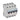 TX³ MCB automatsikring B3 3pol+nul 4M 10000/10KA - 1