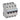 TX³ MCB automatsikring B50 3pol+nul 4M 10000/10KA - 1