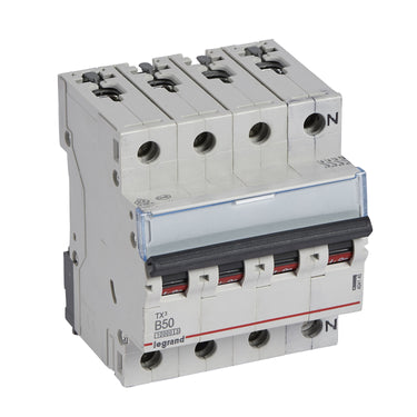 TX³ MCB automatsikring B50 3pol+nul 4M 10000/10KA - 1