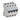 TX³ MCB automatsikring B63 3pol+nul 4M 10000/10KA - 1