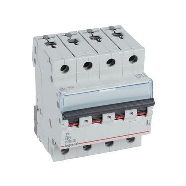 TX³ MCB automatsikring B6 4pol 4M 10000/10KA - 1