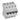 TX³ MCB automatsikring B50 4pol 4M 10000/10KA - 1