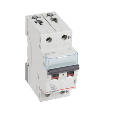 TX³ MCB automatsikring C25 1pol+nul 2M 10000/10KA - 1