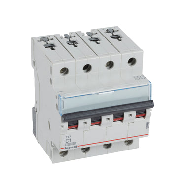 TX³ MCB automatsikring C1 4pol 4M 10000/10KA - 1