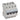 TX³ MCB automatsikring C32 4pol 4M 10000/10KA - 1
