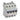 DX³ MCB automatsikring C13 4pol 4M 6000/10KA - 1