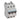 DX³ MCB automatsikring D4 3pol 3M 6000/10KA - 1