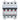DX³ MCB automatsikring C32 4pol 4M 10000/16KA - 1