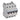 DX³ MCB automatsikring D25 3pol 4M 10000/16KA - 1