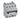 DX³ RCBO kombiafbryder B16 4pol 30mA type-A 4M 6000/6KA - 1