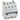 DX³ RCBO kombiafbryder C32 4pol 30mA type-F 4M 6000/6KA - 1