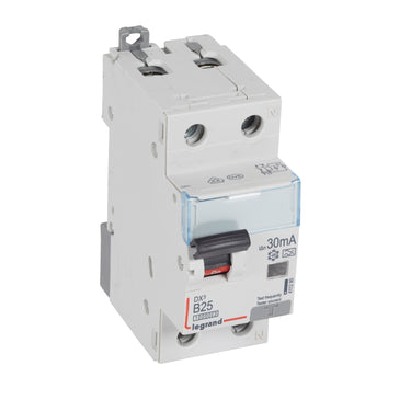 DX³ RCBO kombiafbryder B25 1pol+N 30mA type-F 2M 6000/6KA - 1