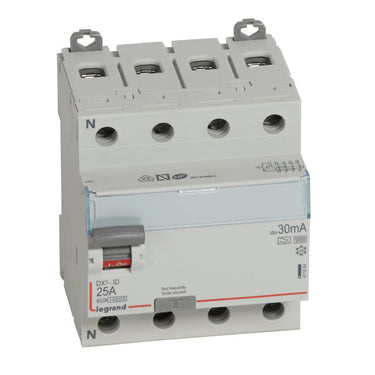 DX³ RCCB fejlstrømsafbryder 25A 4pol 30mA type-F 4M 10KA - 1