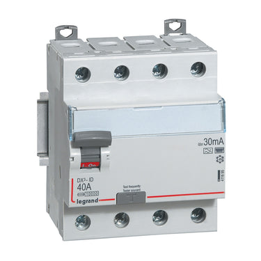 DX³ RCCB fejlstrømsafbryder 40A 4pol 30mA type-F 4M 10KA - 1