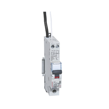 DX³ RCBO kombiafbryder C32 1pol sort-N 10mA type-A 1M 6000/10KA - 1