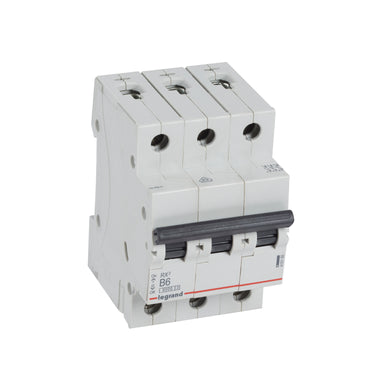 RX³ MCB automatsikring B6 3pol 3M 6000A - 1