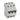 RX³ MCB automatsikring B63 3pol 3M 6000A - 1
