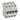 RX³ MCB automatsikring C6 3pol+nul 4M 4500A - 1