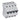 RX³ MCB automatsikring C20 3pol+nul 4M 4500A - 1