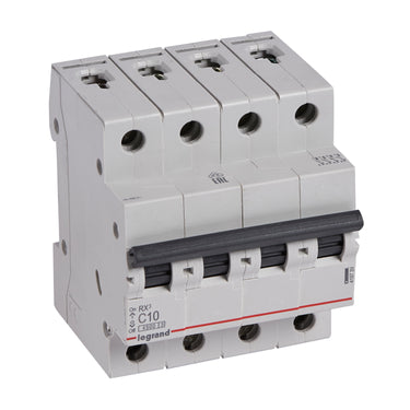RX³ MCB automatsikring C10 4pol 4M 4500A - 1