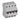RX³ MCB automatsikring C25 4pol 4M 6000A - 1