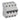 RX³ MCB automatsikring C50 4pol 4M 6000A - 1