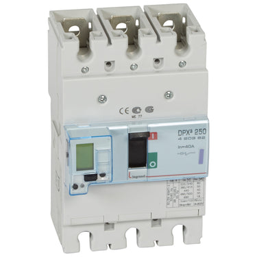 DPX³ 250 maksimalafbryder elektronisk 3pol 40A 50KA - 1