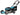 Makita 40V LM001GZ01 Plæneklipper 48cm solo - 10