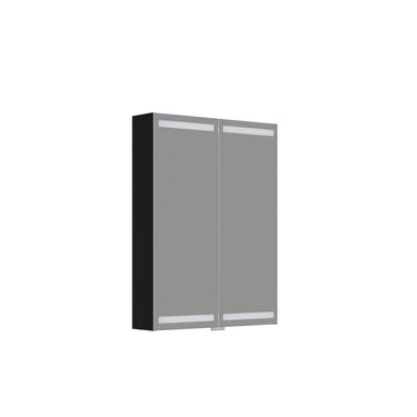 Dansani Spejlskabssæt 2 låger 80x60CM sort eg - 1