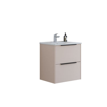 Dansani Mido møbelpakke 61 cm 2 sk vask glat sand mat - 1